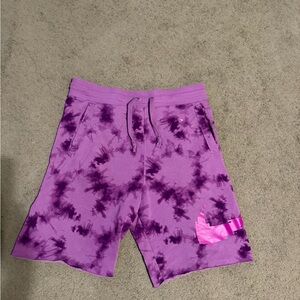 Nike Purple Tie-Dye Women's Shorts